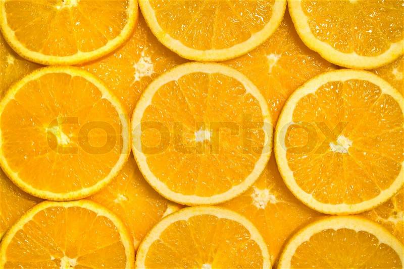 Orange Slices. Food and Drinks Series, stock photo