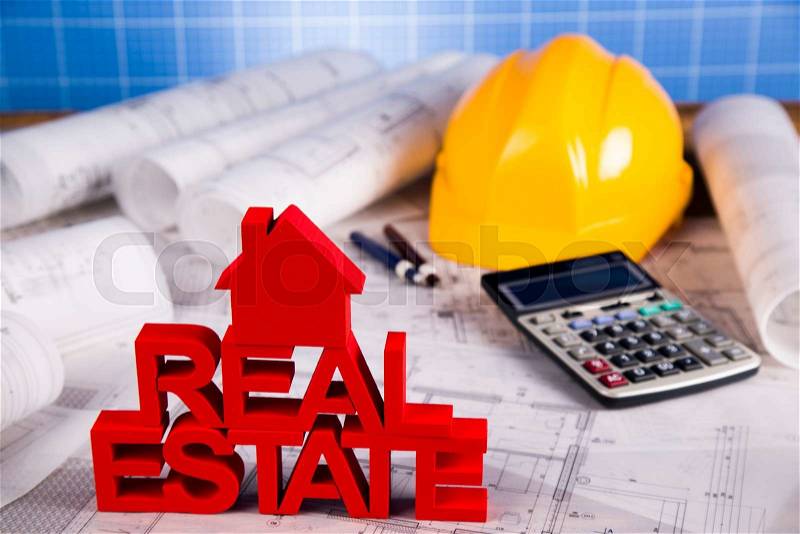 Commercial Real Estate and Architectural project, stock photo