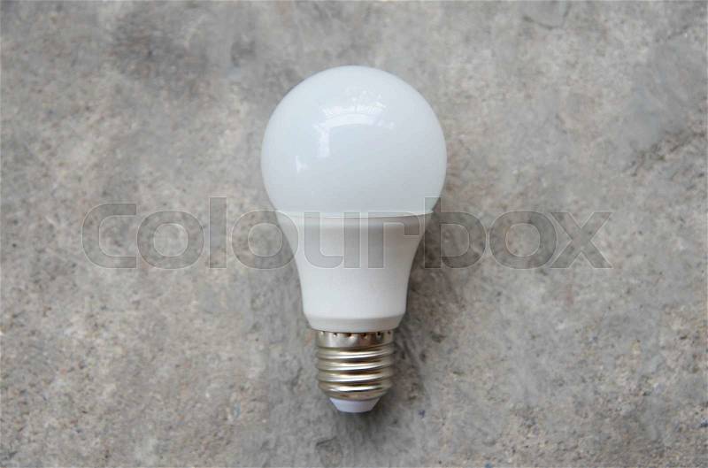 LED Bulb - Save lighting technology, stock photo