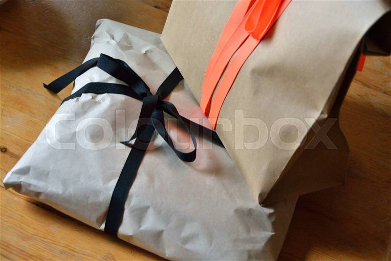 Stock image of \'packages, gifts, celebration\'