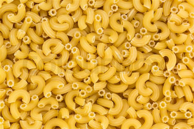 Raw pasta background close up macro meal, stock photo