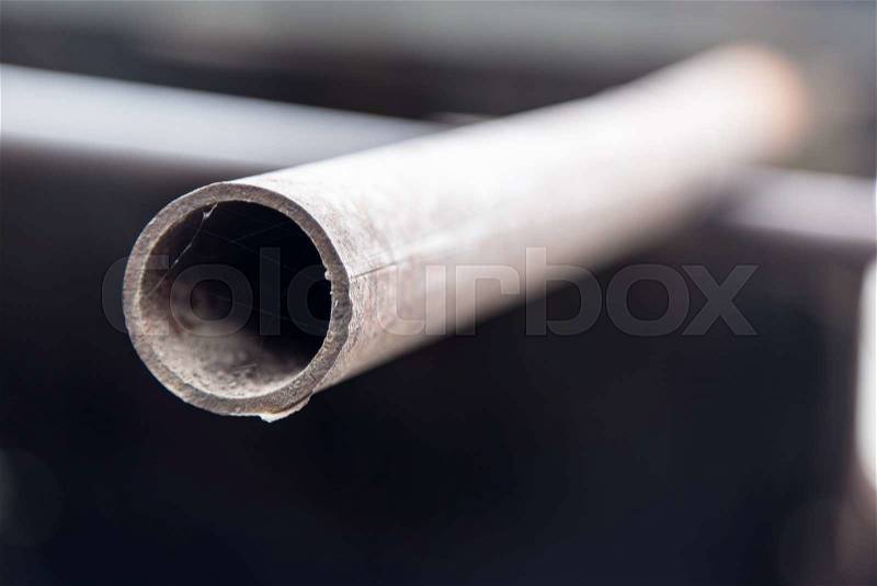Old rusty pipe, stock photo