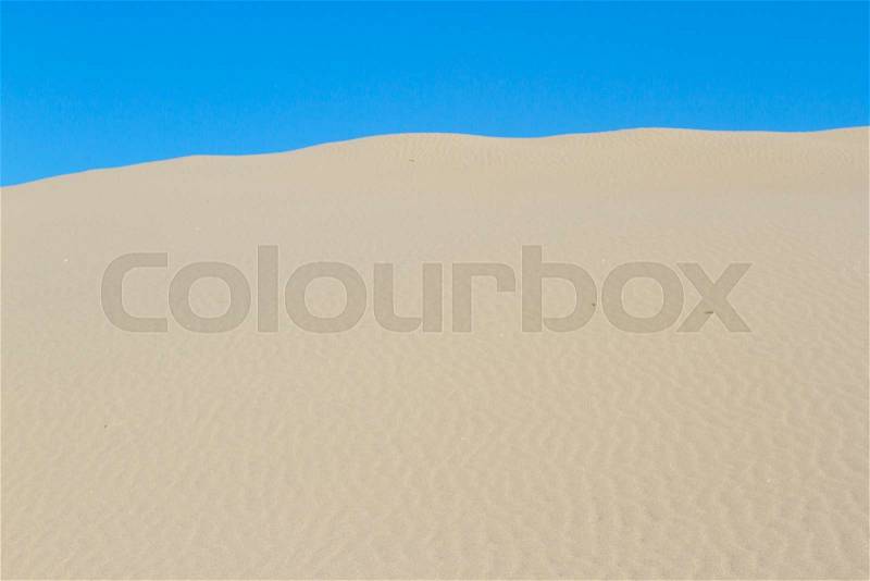 Background of sand texture. Wavy texture. Patara, Egypt, stock photo