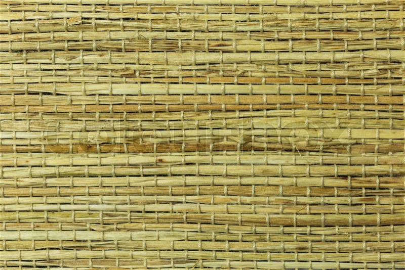 Bamboo material background wall vintage, stock photo