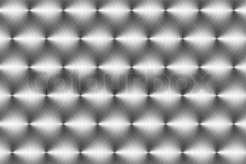 Radial stainless steel surface. Use for background, stock photo
