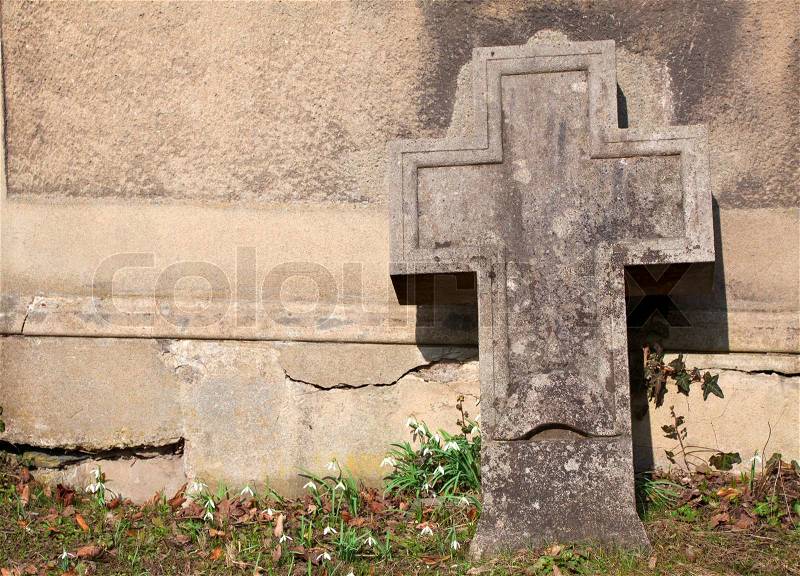 Old grave site, stock photo