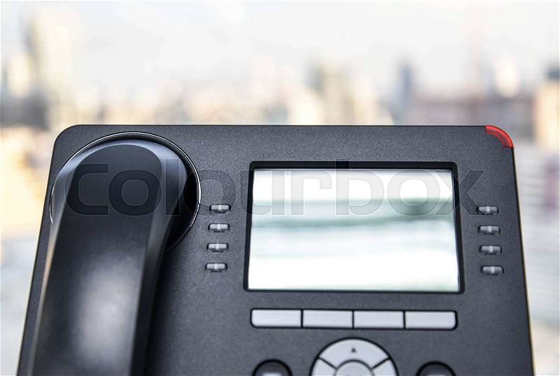 IP Phone - Voice technology, stock photo