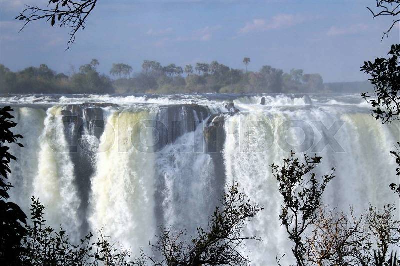 Victoria Falls, Zimbabwe, stock photo