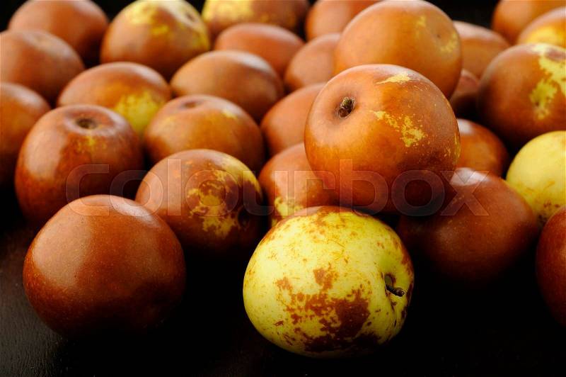 Chinese jujubes fruits , stock photo