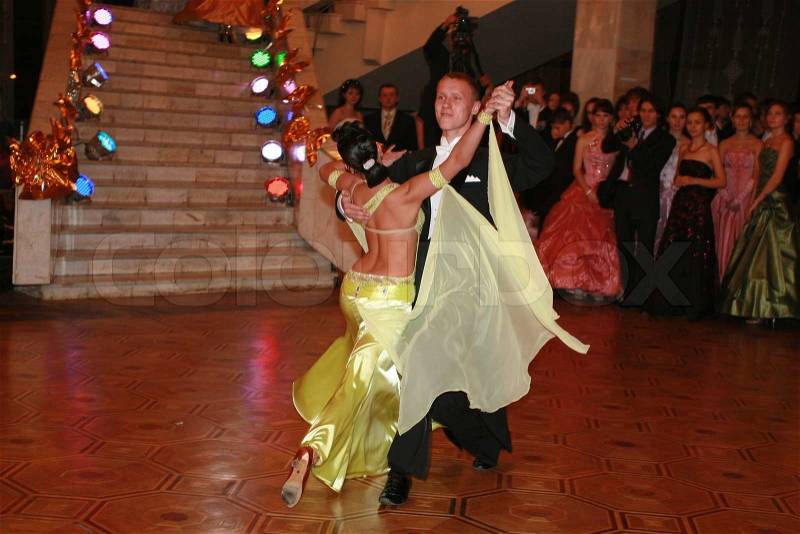 Ballroom dancing, stock photo