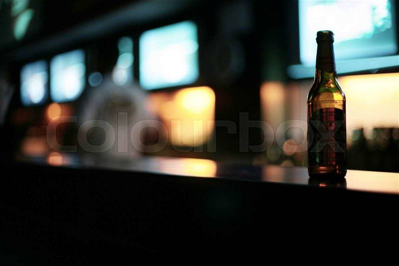 Wedding reception marriage event party drinks night time photo in nightclub bar, stock photo