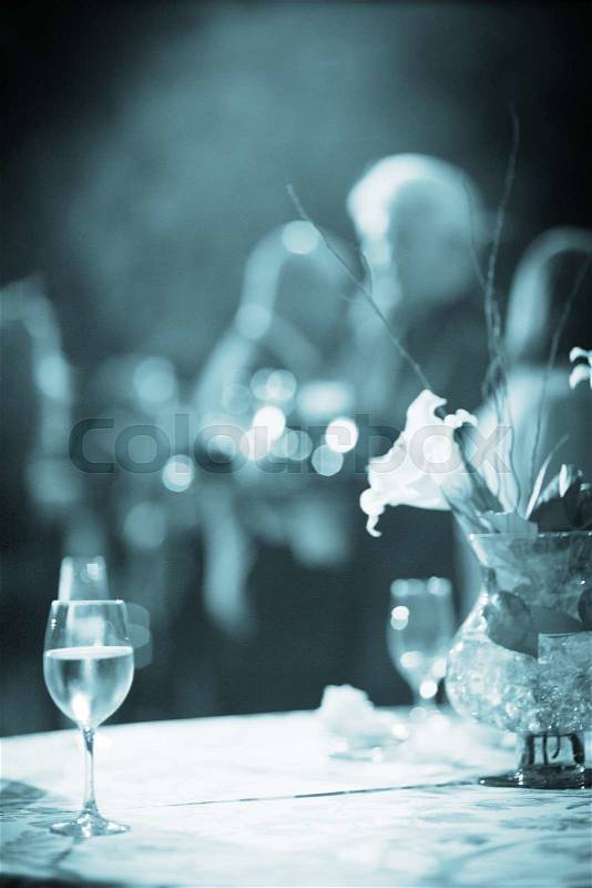 Wedding reception marriage event party drinks photo, stock photo