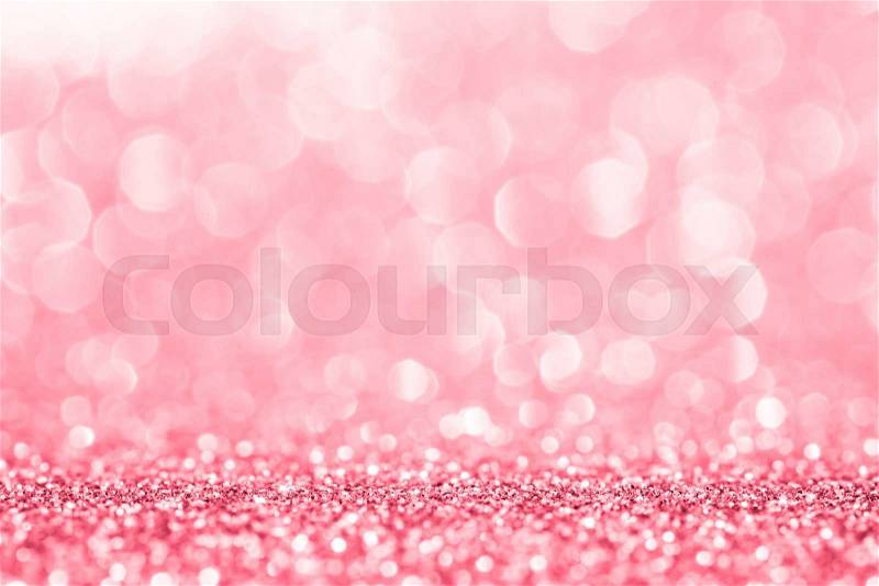 Pink glitter for abstract background, stock photo