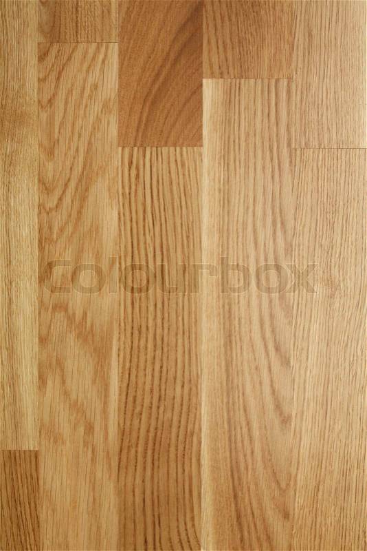 Oak parquet flooring, stock photo