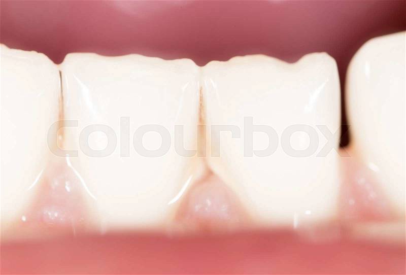 Teeth men as a background. macro, stock photo