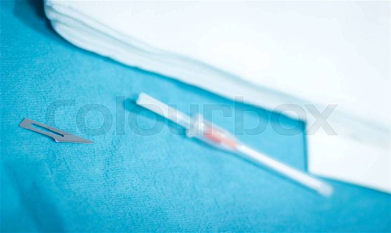 Hospital surgery emergency operating room surgical equipment photo, stock photo