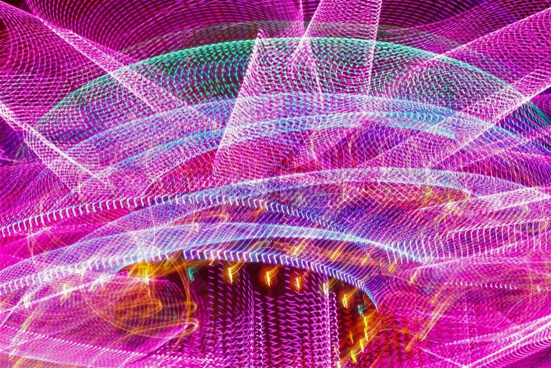 Abstract background: blur of merry-go-round movement, stock photo