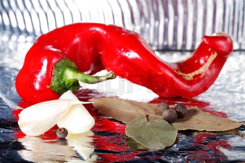 A hot peppers , beautiful background spices and condiments close up, stock photo