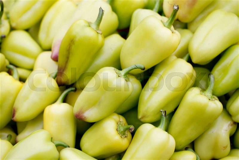Pepper background close up, healthy eating vitamins, vegetarianism, stock photo