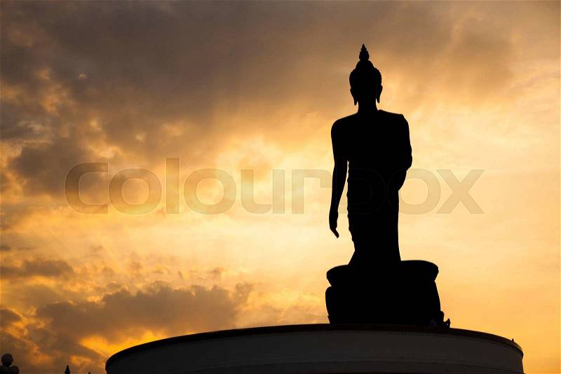 Buddha statue at Buddha Monthon, Thailand , stock photo