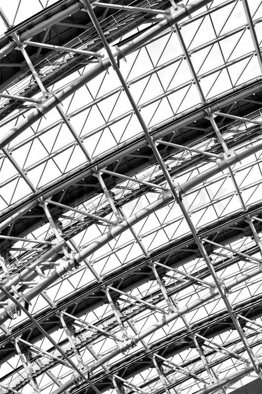 Truss structure, stock photo
