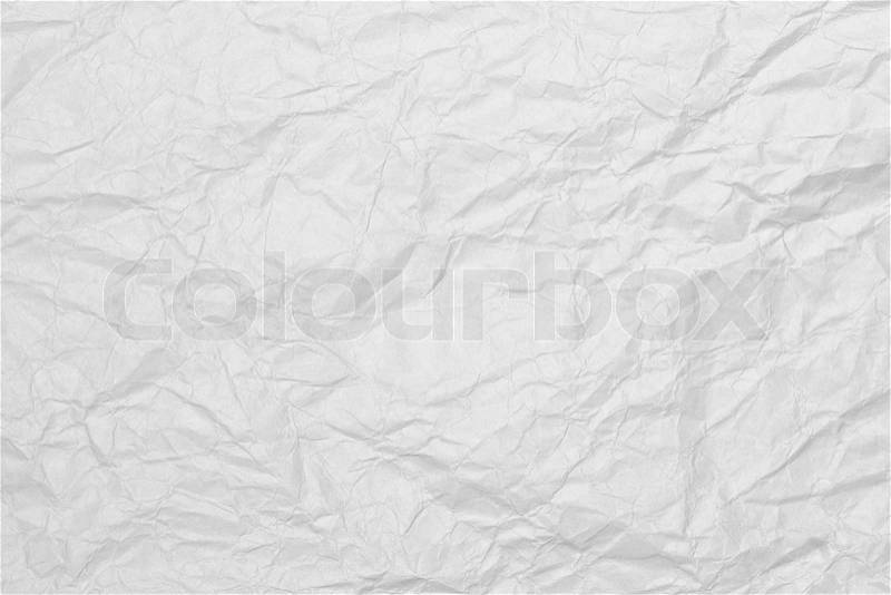 A sheet of old paper that had been thrown away, stock photo