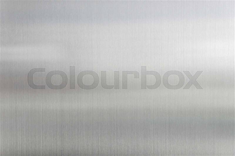 Texture metal background of brushed steel plate, stock photo
