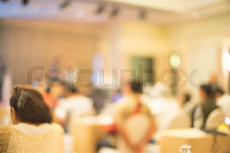 Blured background meeting room, stock photo