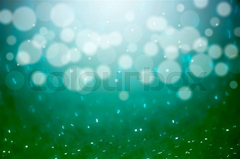 Abstract blurred photo of bokeh green and blue light burst and textures. multicolored light, stock photo