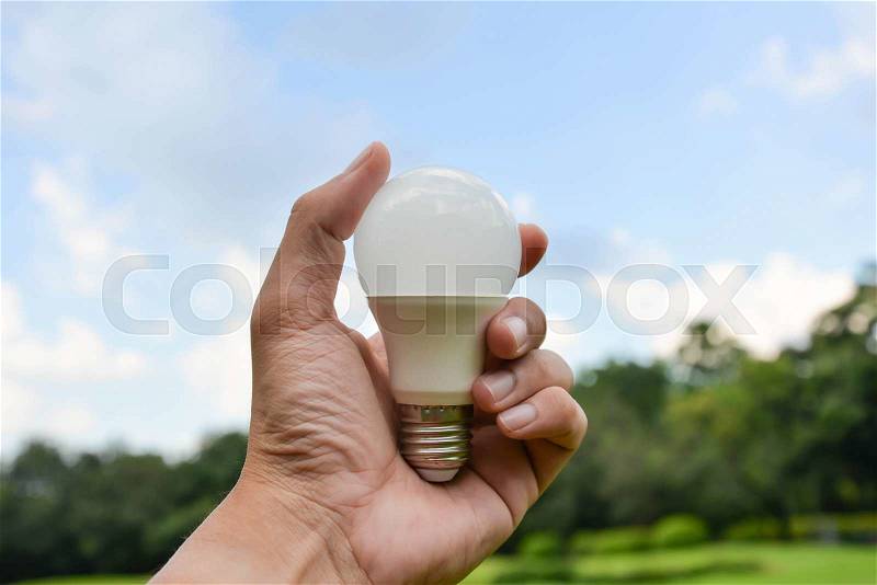 LED Bulb - The lighting Technology, stock photo