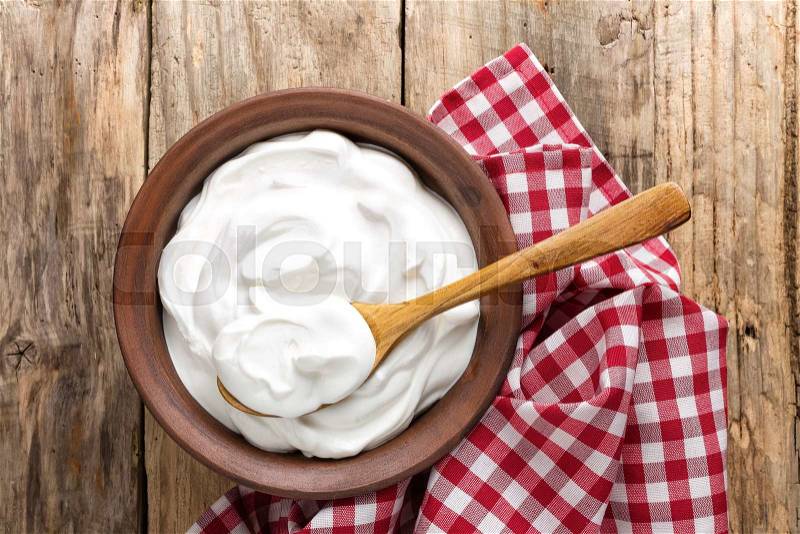 Yogurt, stock photo