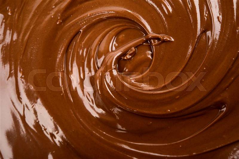 Background of chocolate paste, stock photo
