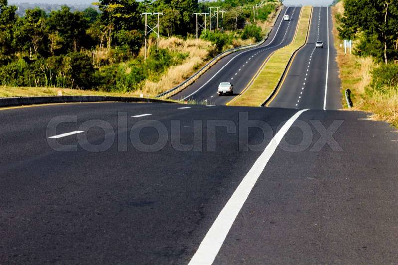 Highroad in thailand, stock photo