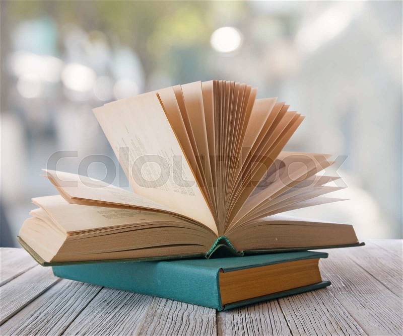 Open book, stock photo