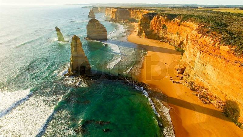 Coast of Great Ocean Road - Australia, stock photo