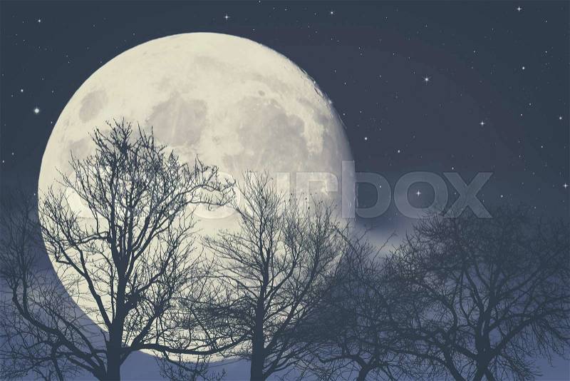 Under Moon light, abstract fantasy backgrounds, stock photo