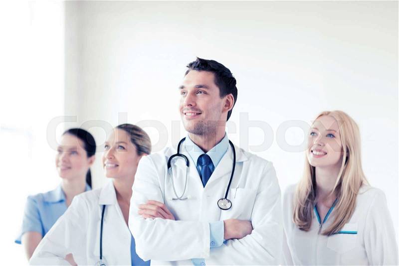 Healthcare and medical - young team or group of doctors, stock photo