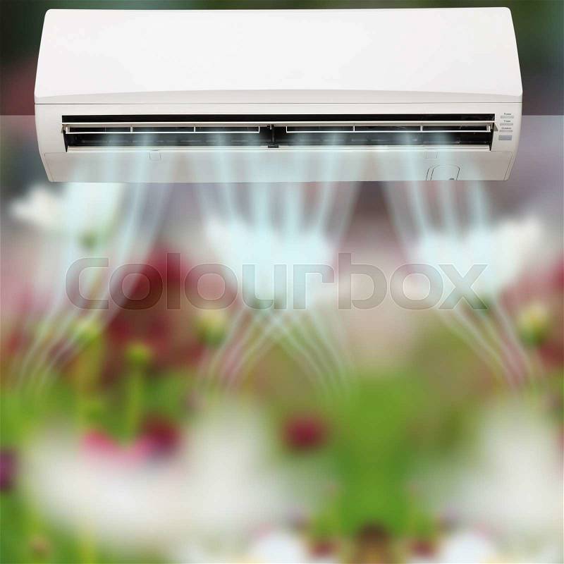 Air conditioner, stock photo