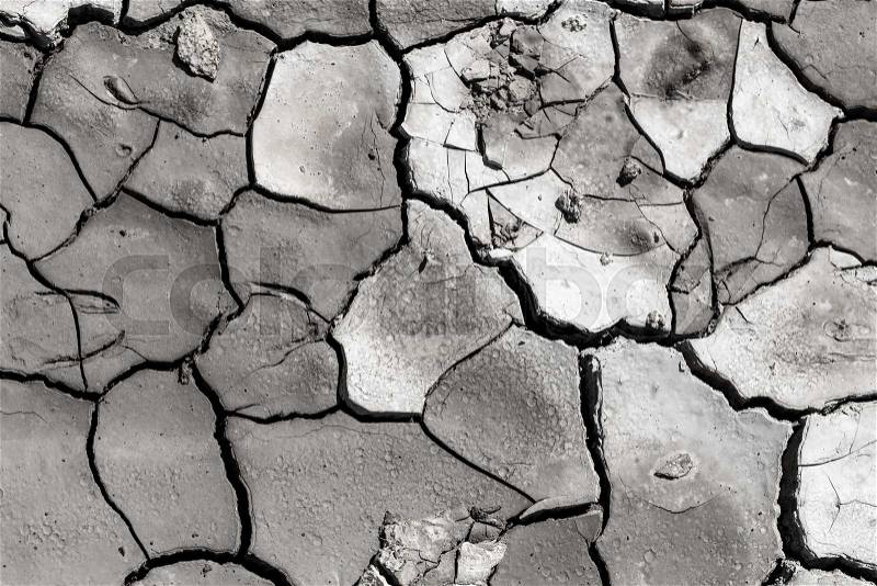 Cracked earth as a background. texture, stock photo