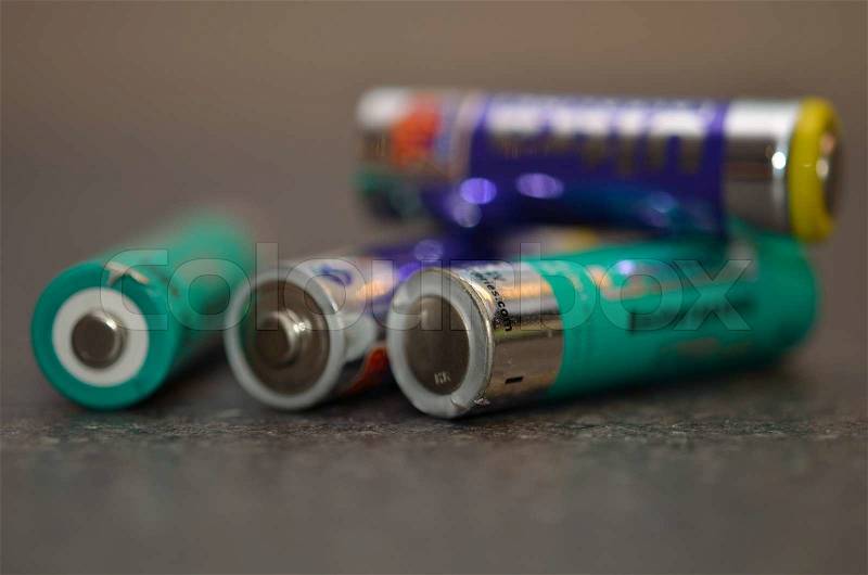 Rechargeable batteries, stock photo