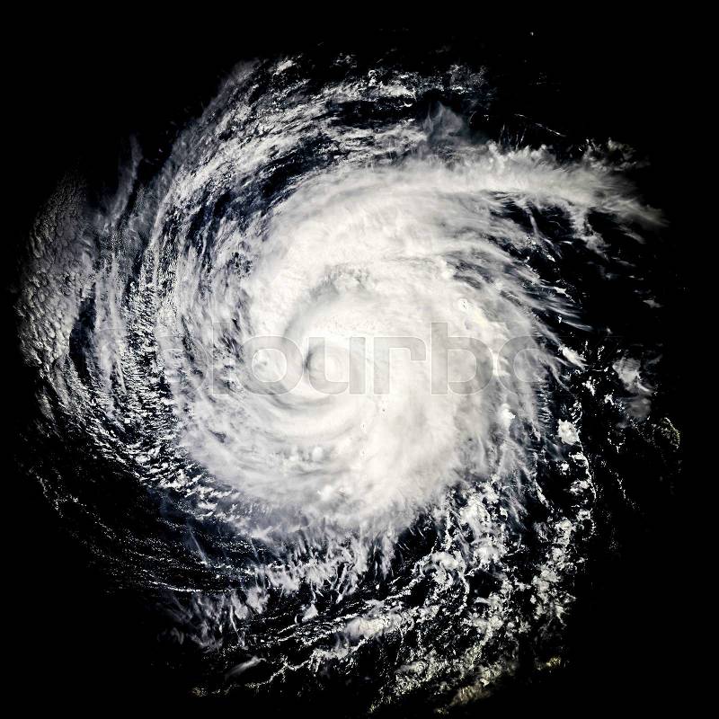 Global storm space vortex Miriam Elements of this image furnished by NASA, stock photo
