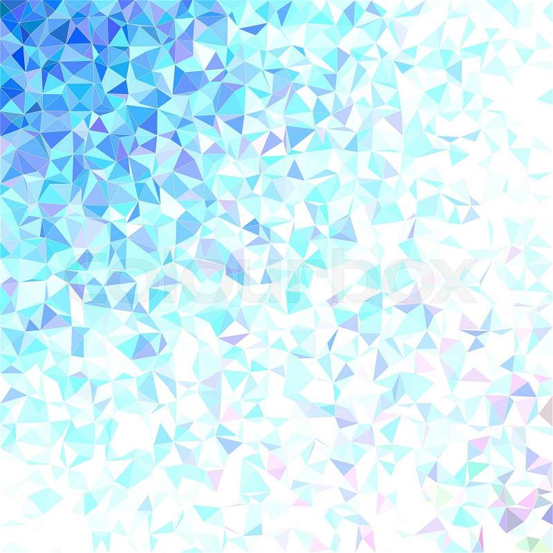 Light blue irregular triangle mosaic ... | Stock Vector ...