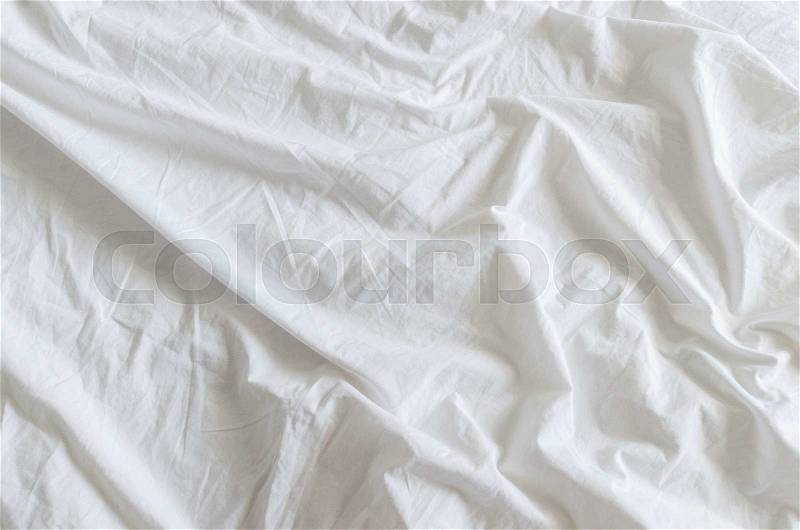 Wrinkled canvas cloth texture background, stock photo