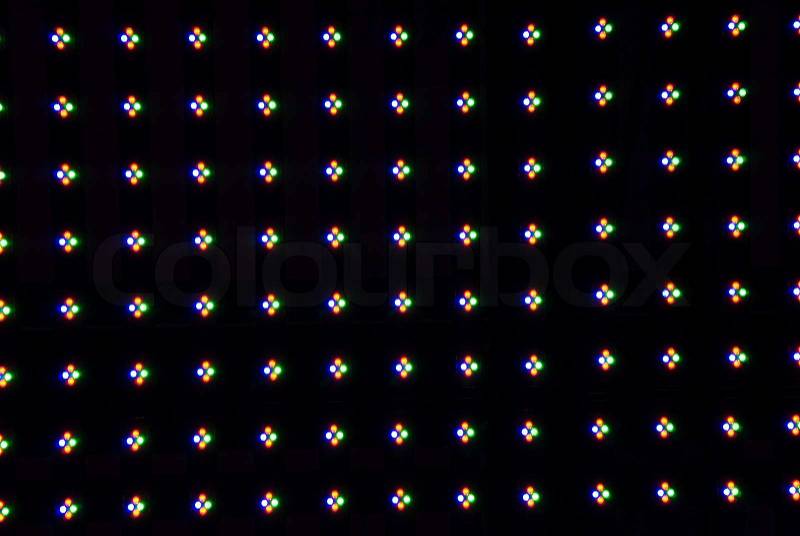 LED wall background, stock photo