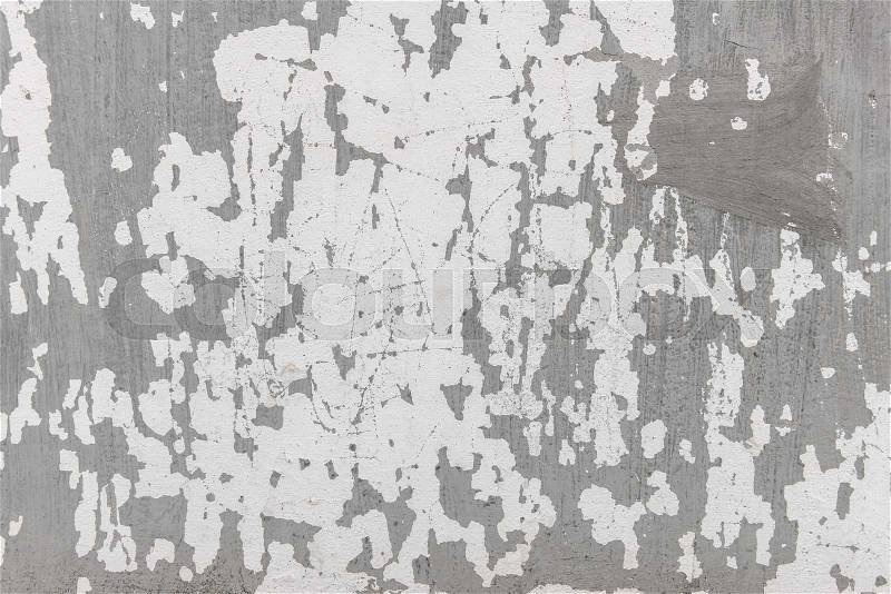 Rough of concrete cement cracked wall texture for background, stock photo