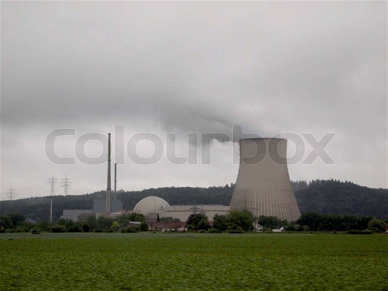 Nuclear Power Plant, stock photo