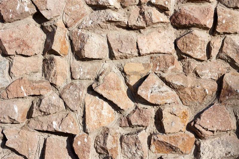 Stone wall exterior,background with good texture, stock photo
