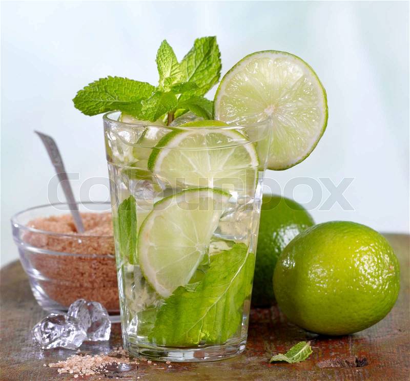 Mojito cocktail, stock photo