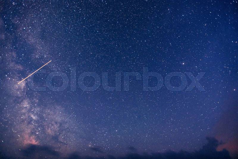 Starry sky, stock photo