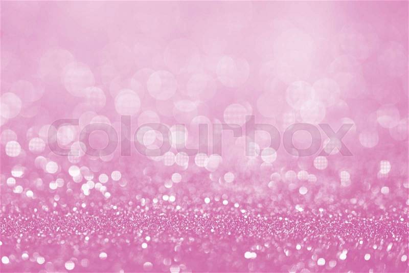 Pink glitter surface with pink light bokeh - It can be used for background for special occasions promotion campaign or product display, stock photo